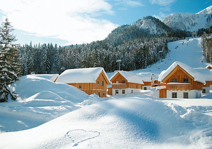 Winter fun in a holiday home