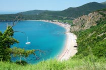 Beach close to Budva